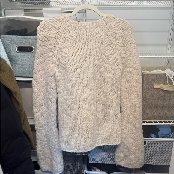 Derek Lam Women's Cream Knit Sweater 100% wool new without tag - Picture 9 of 11